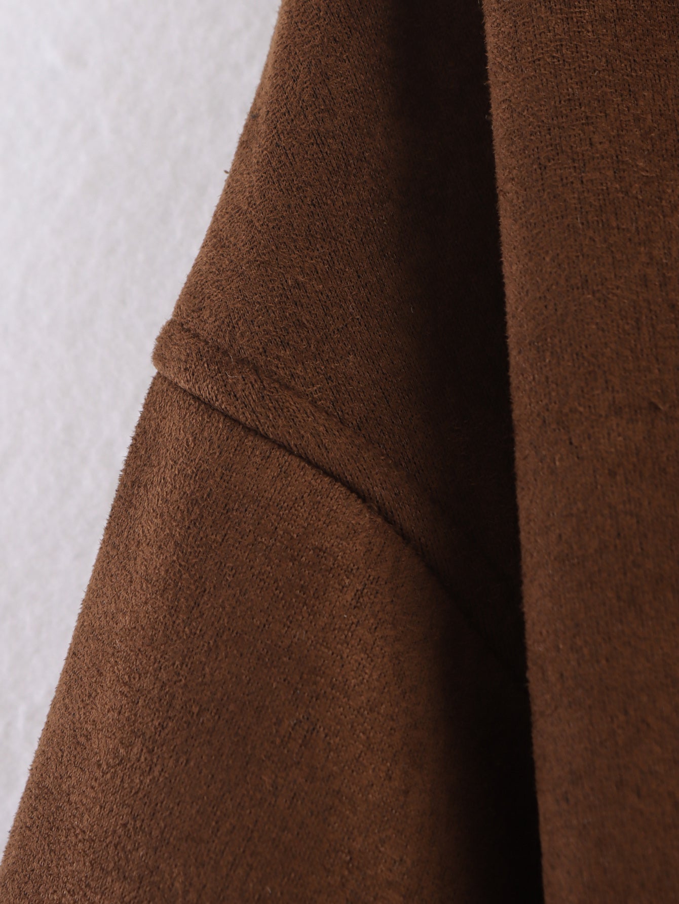 JAQUETA SUEDE LOOSE VARSITY