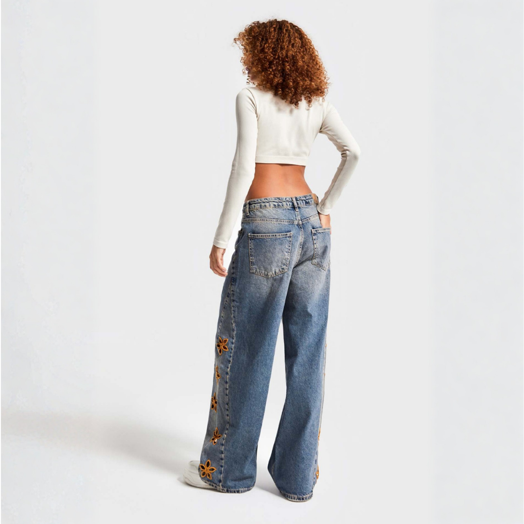 NOMAD EMBROIDERED JEANS
