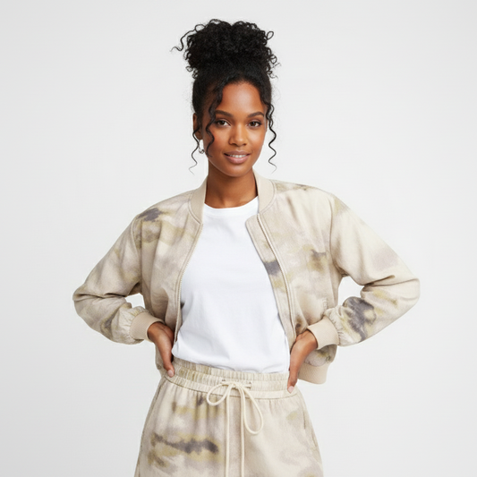 Conjunto Vanguard: Bomber Tie Dye Exclusiva e Minissaia Loose Fit (Curadoria Premium) 2026