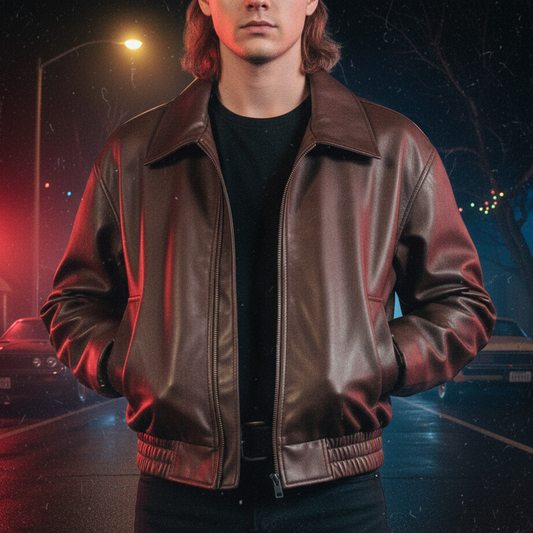 Jaqueta The Outskirts: Faux Leather Biker (Street Revival)