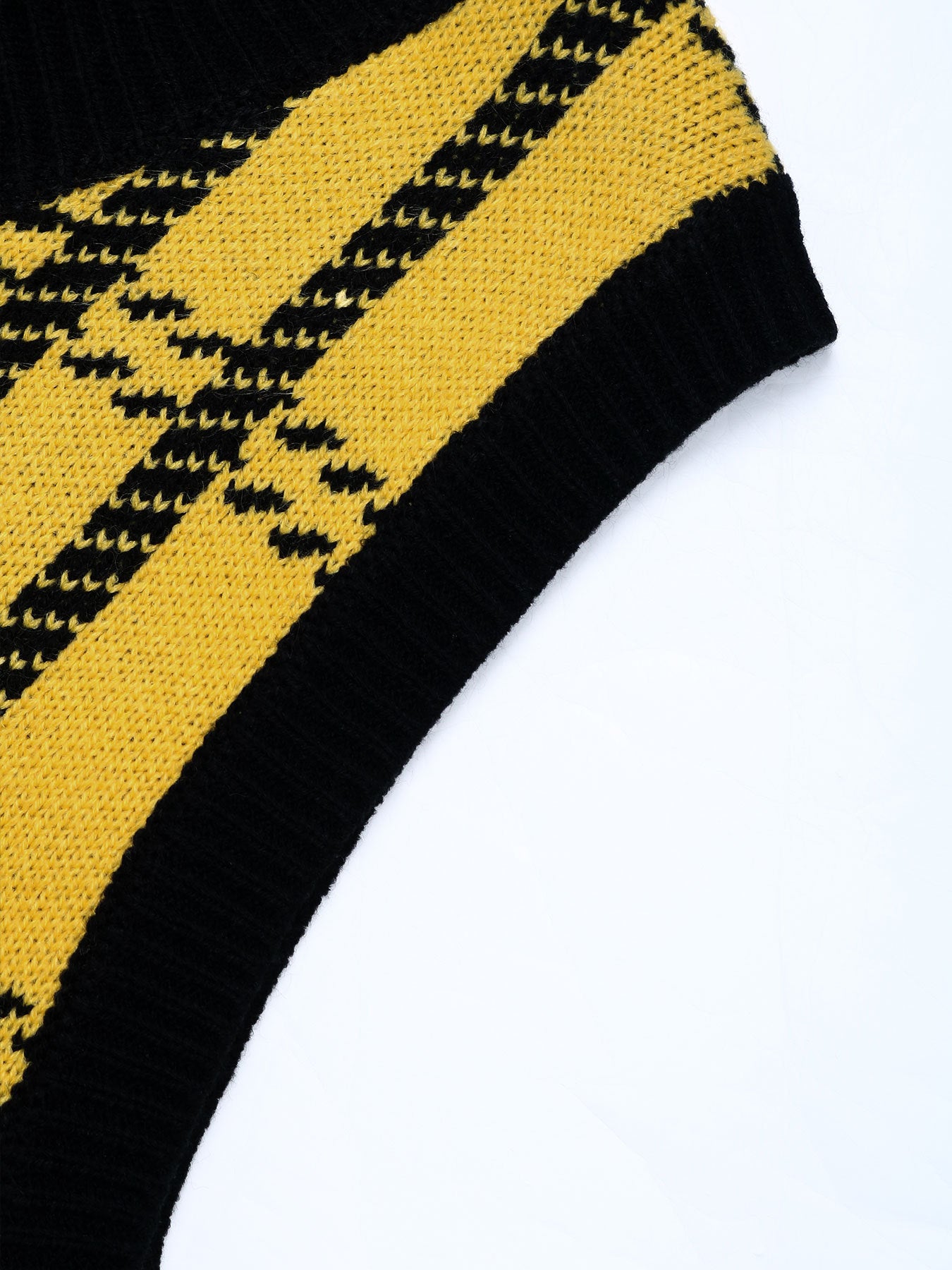 Colete A Inteligência de Hawkins: Xadrez V-Neck Knit (Street Revival)