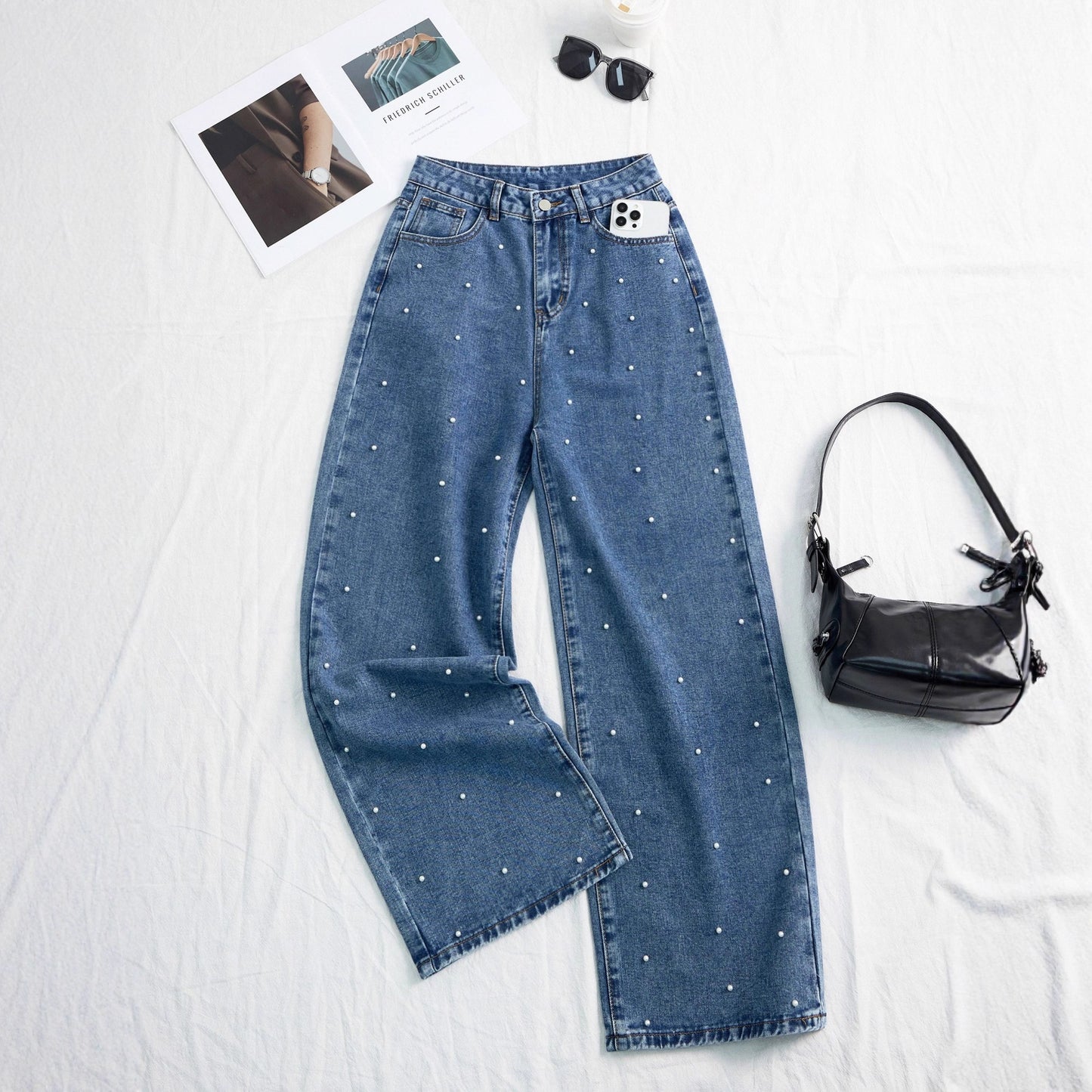 JEANS ELEGANCE WITH BEADS